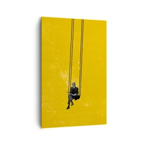 Lærredstryk - Billede på lærred - En dag som alle andre - 80x120 cm