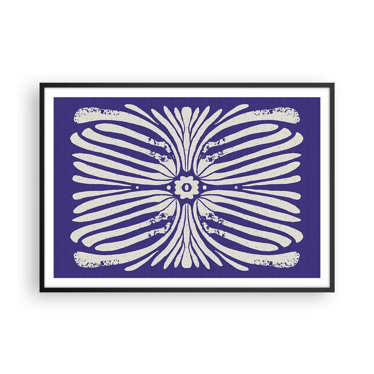 Plakat i sort ramme - Etniske inspirationer - 100x70 cm