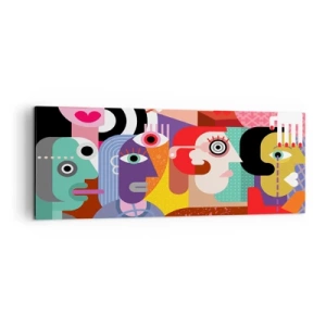 Lærredstryk - Billede på lærred - Vi fra hr. Picasso - 140x50 cm