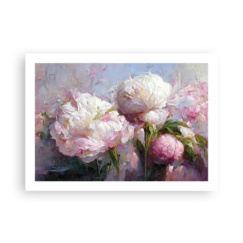 Plakat - En buket fyldt med liv - 70x50 cm