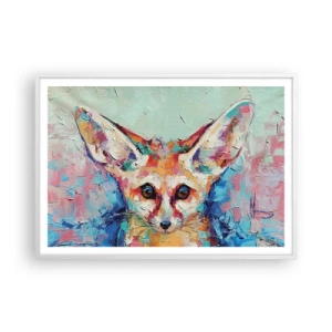 Plakat i hvid ramme - Er du klar til mig? - 100x70 cm