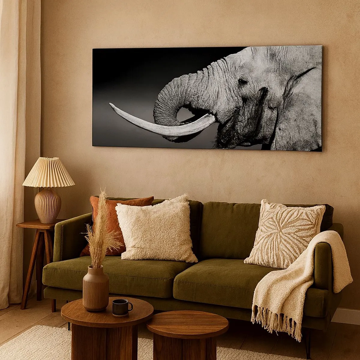 Lærredstryk - Billede på lærred - Ja, det er godt nu - 100x40 cm