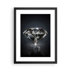 Plakat i sort ramme - Bedste veninde - 30x40 cm