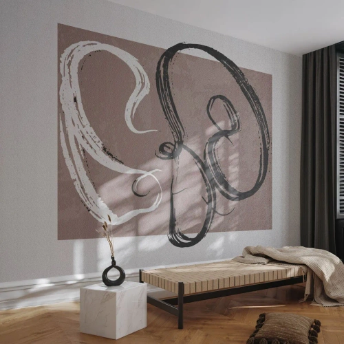 Fototapet Selvklæbende Deluxe Sticker - Komposition - en søgen efter fuldstændighed - Minimalisme, Stykke, Abstraktion - 500x350 cm