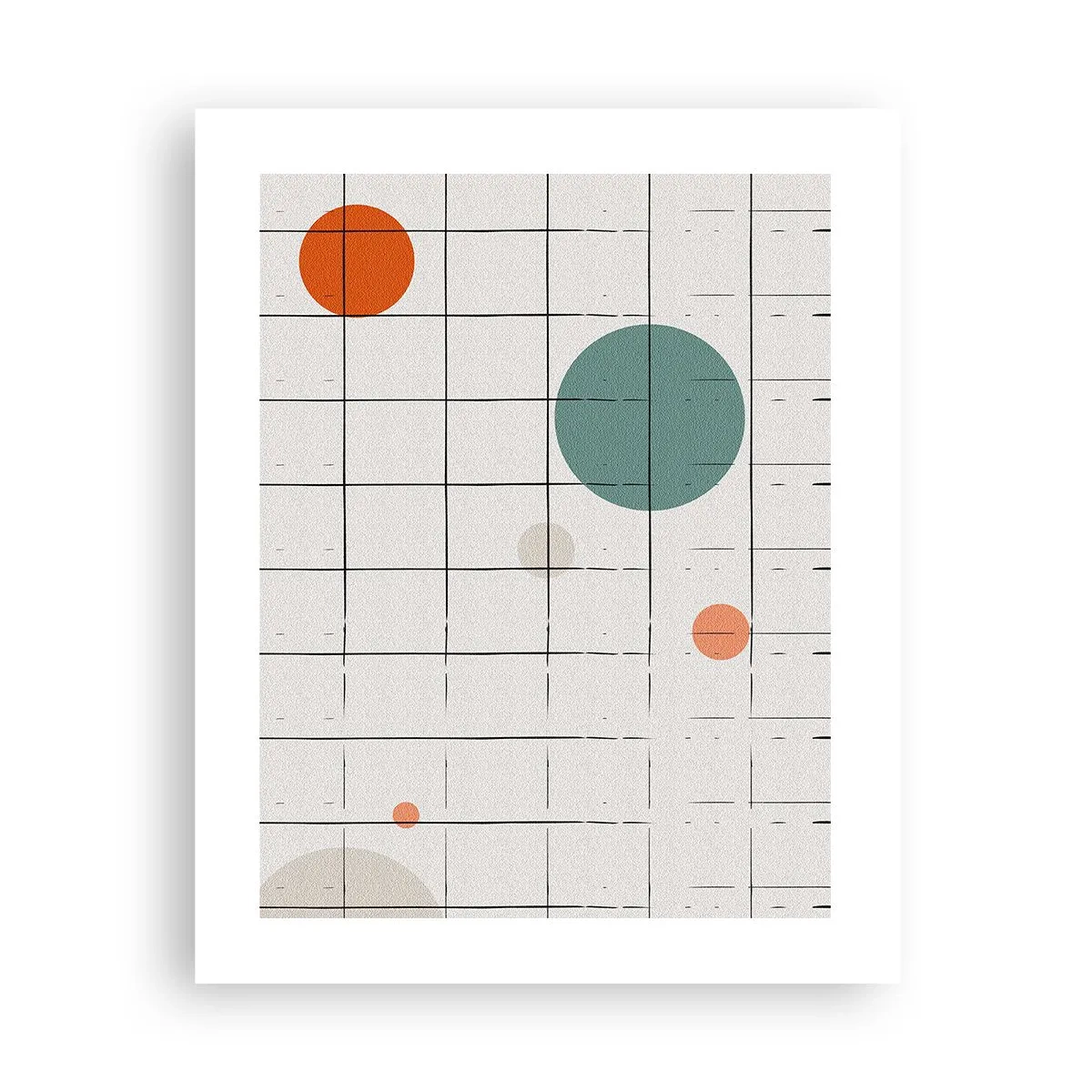 Plakat - Fanget i en fælde. Os eller dem? - 40x50 cm