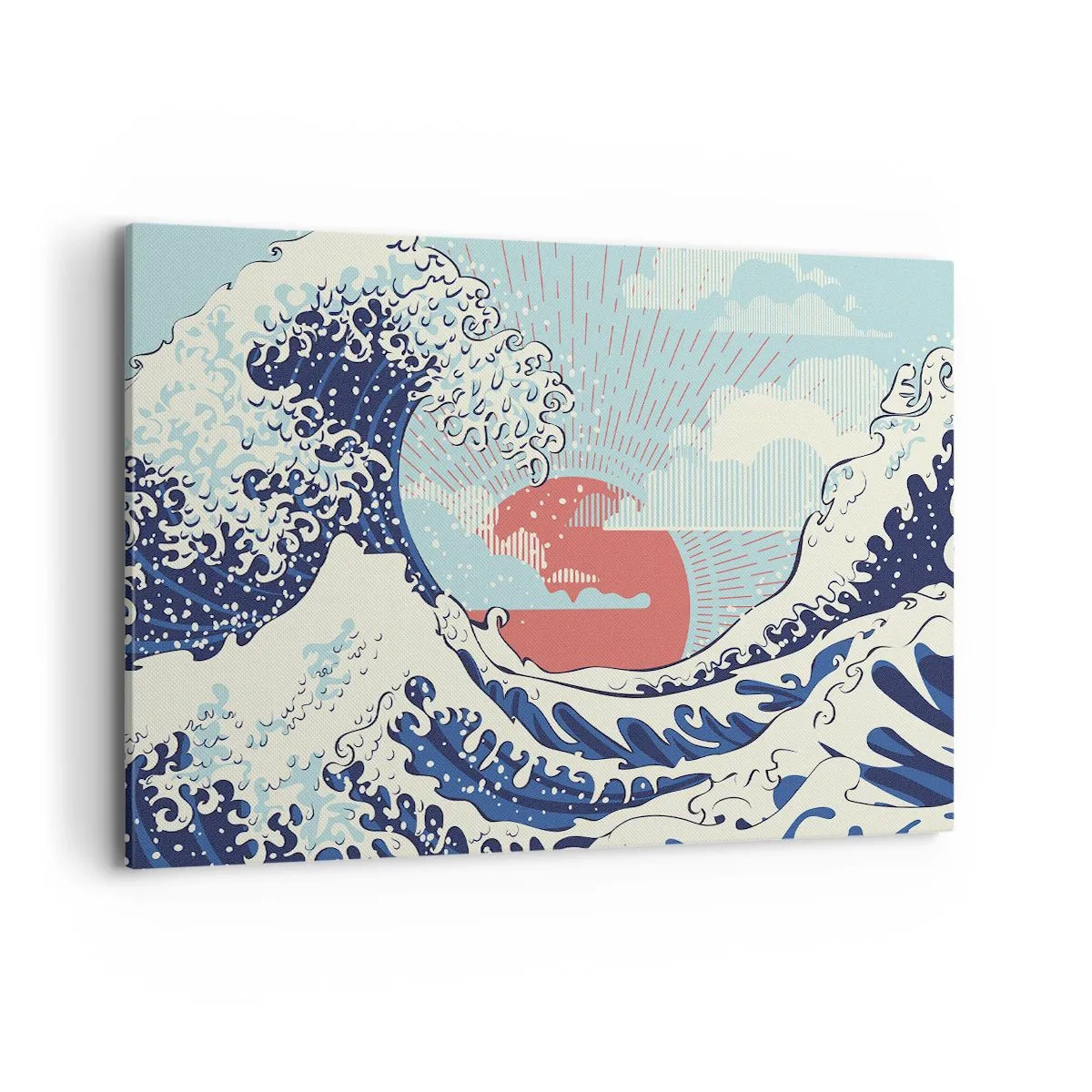 Lærredstryk - Billede på lærred - Fra japanske inspirationer - 120x80 cm