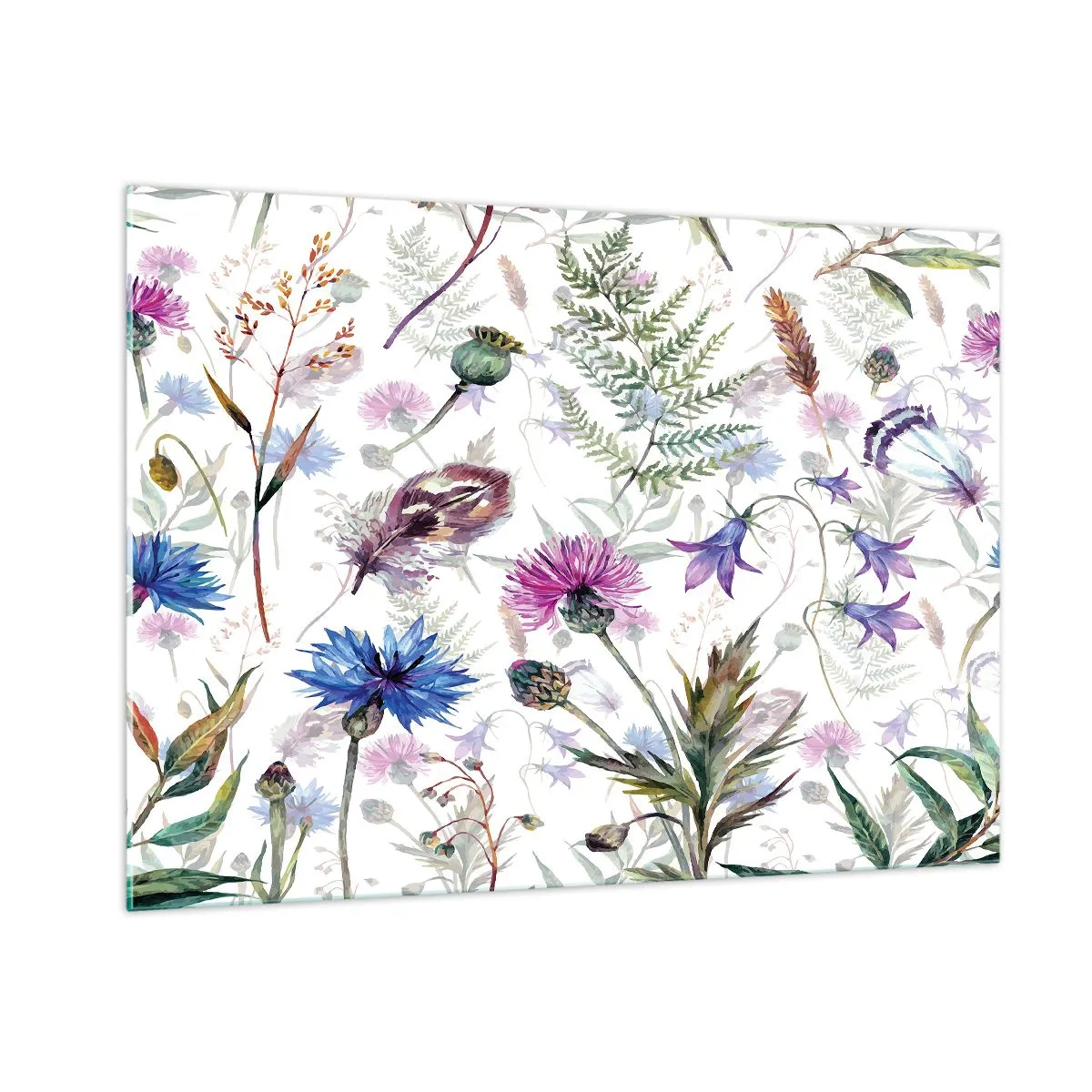 Billede på glas - Polsk herbarium - 100x70 cm