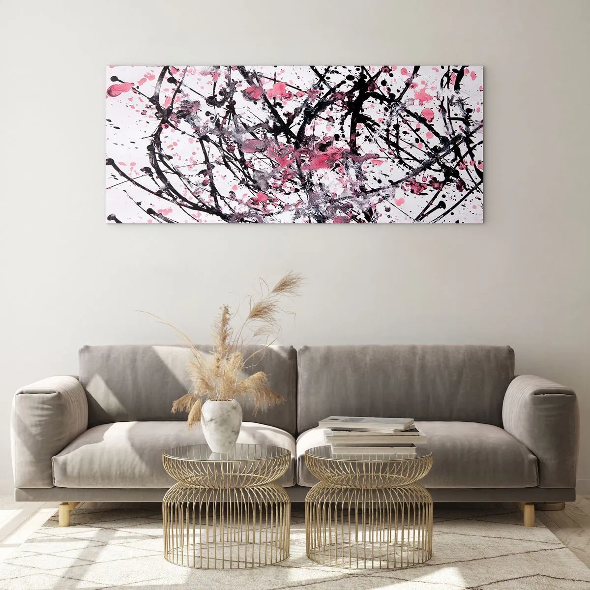 Billede på glas - Livets flygtige natur - 100x40 cm