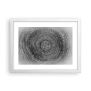 Plakat i hvid ramme - Et tegn på tiden - 40x30 cm