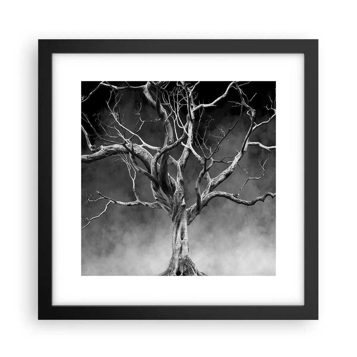 Plakat i sort ramme - Primær og hellig - 30x30 cm