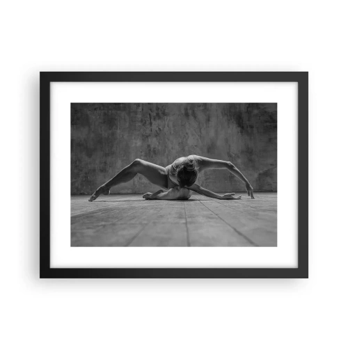 Plakat i sort ramme - Symmetri fundet - 40x30 cm