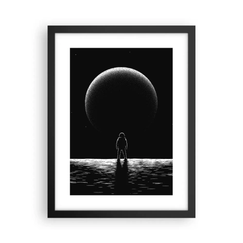 Plakat i sort ramme - Ansigt til ansigt - 30x40 cm