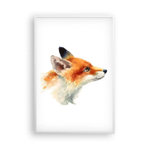 Plakat i hvid ramme - Man kan aldrig være for forsigtig - 61x91 cm