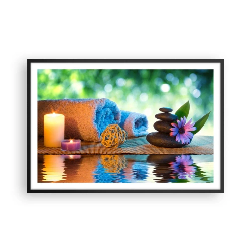 Plakat i sort ramme - Tid til kroppen - 91x61 cm