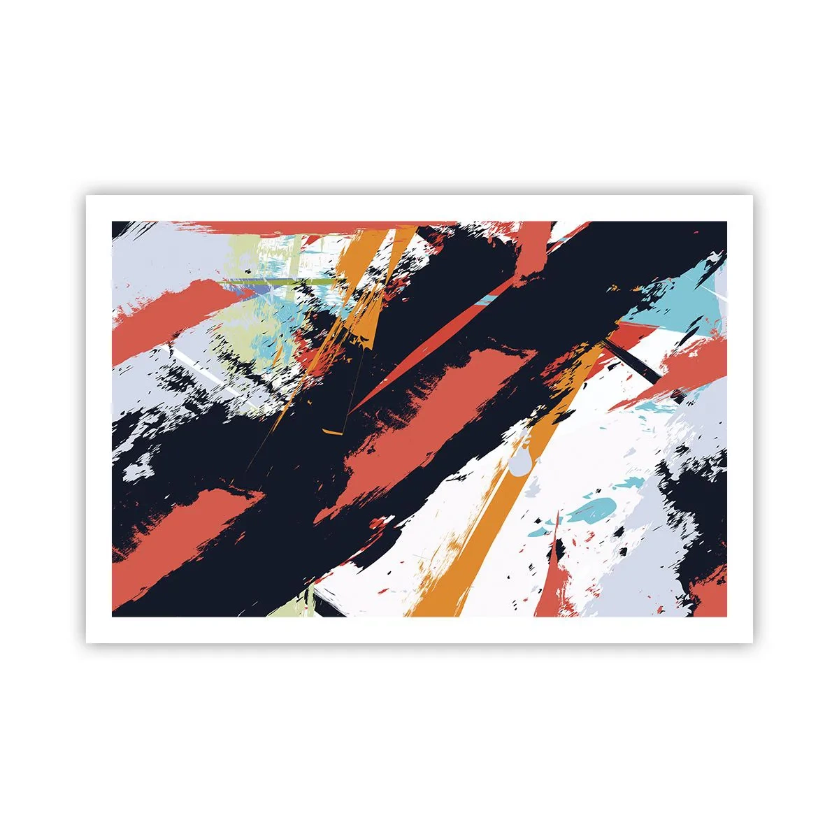 Plakat - Dynamisk sammensætning - 91x61 cm