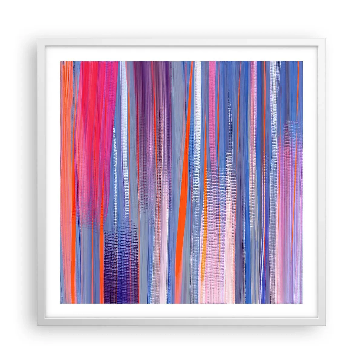 Plakat i hvid ramme - Opstigning - 60x60 cm