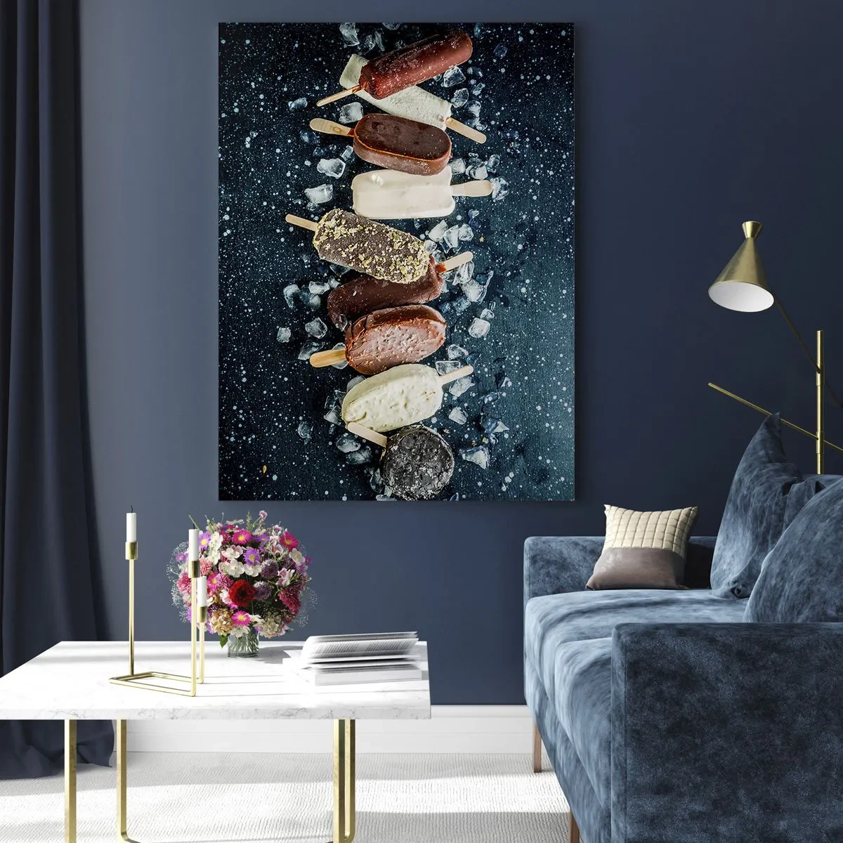 Billede på glas - En smag af varm sommer - 50x70 cm