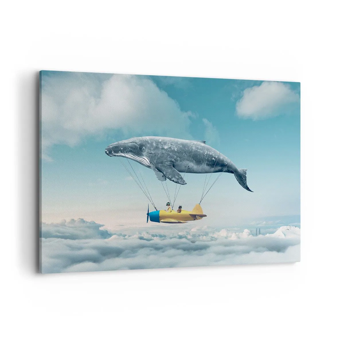 Lærredstryk - Billede på lærred - Hvorfor ikke? - 120x80 cm