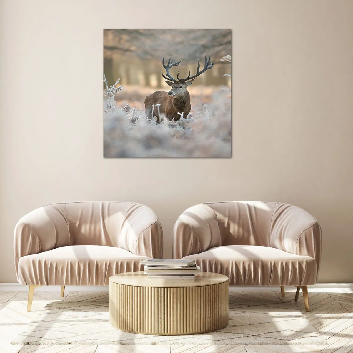 Billede på glas - En frisk morgen - 70x70 cm