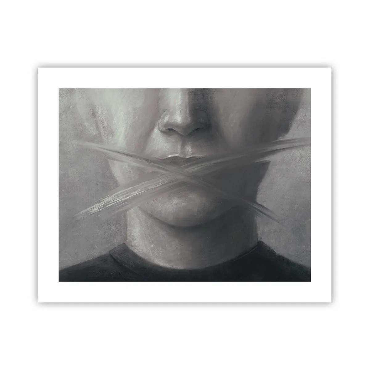 Plakat - Ikke et ord - 50x40 cm