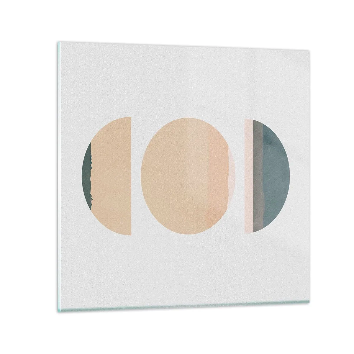 Billede på glas - Hjul for hjul - 60x60 cm