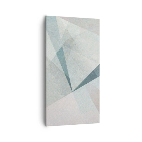 Lærredstryk - Billede på lærred - Rolig og alligevel dynamisk - 55x100 cm