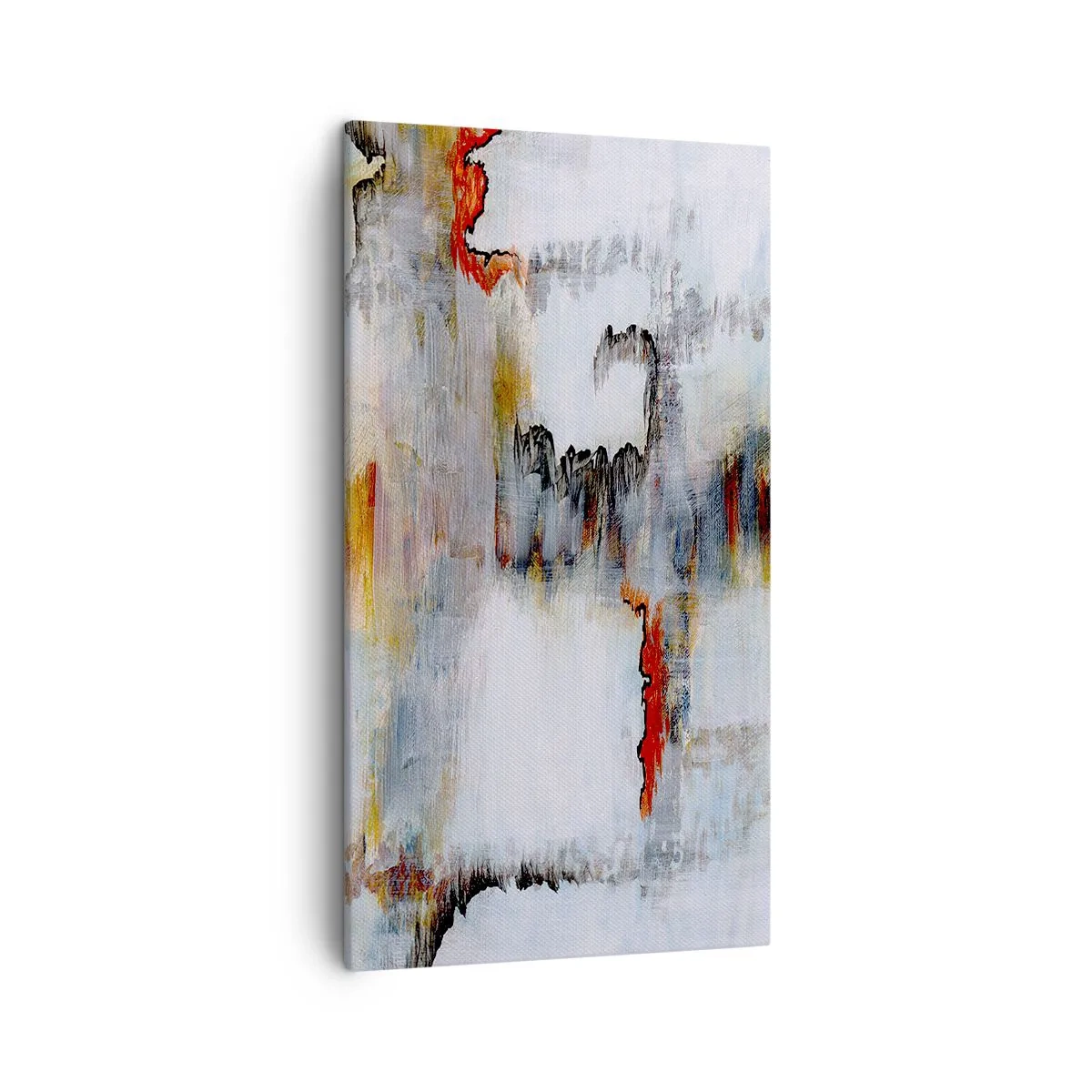 Lærredstryk - Billede på lærred - En pind på vandet - 45x80 cm