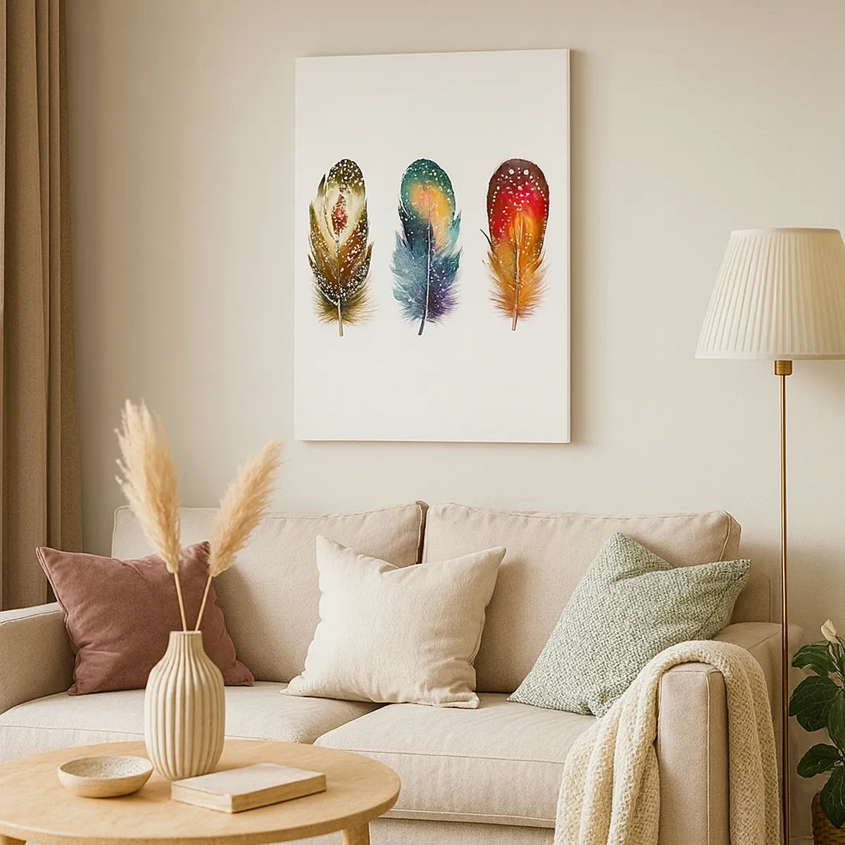 Lærredstryk - Billede på lærred - Ritualer, ordinancer, mysterier - 50x70 cm