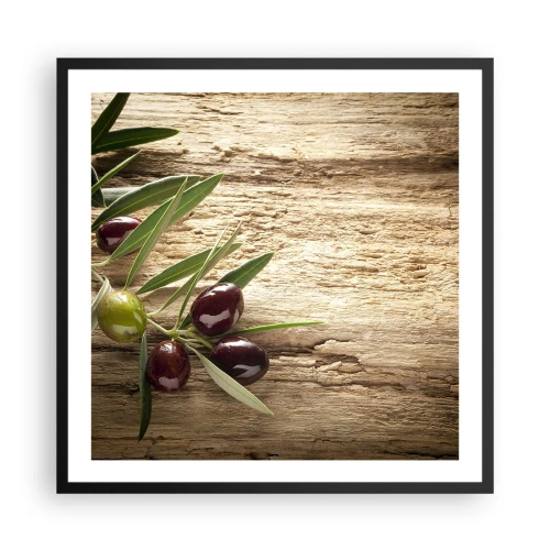 Plakat i sort ramme - Lige fra naturen - 60x60 cm