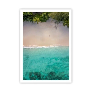 Plakat - Paradis strand - 70x100 cm
