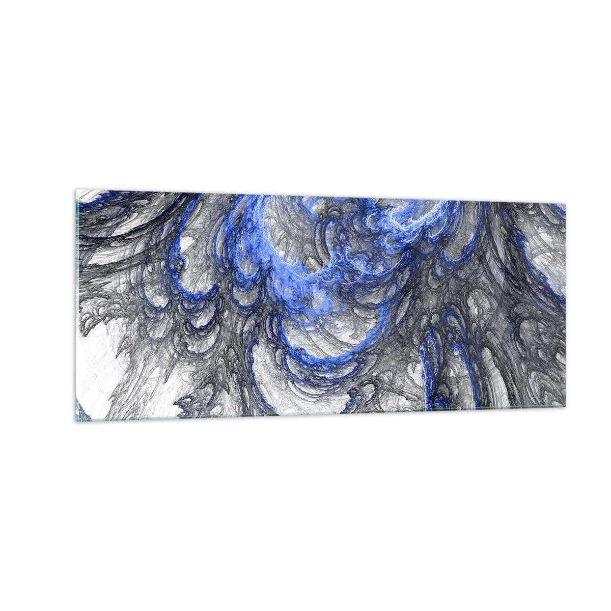 Billede på glas - En bølges fødsel - 100x40 cm