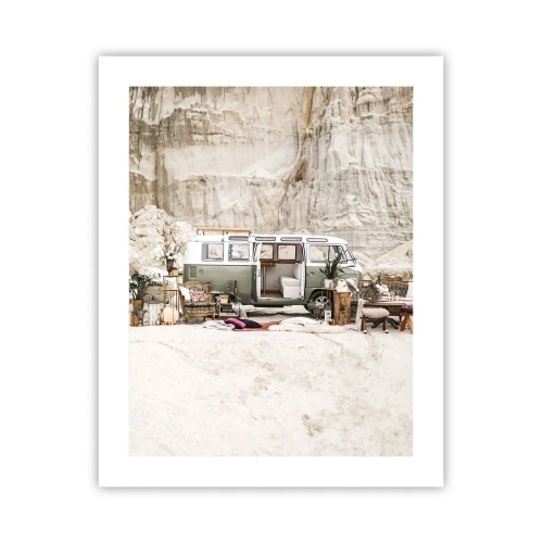 Plakat - Tid til at starte rejsen - 40x50 cm