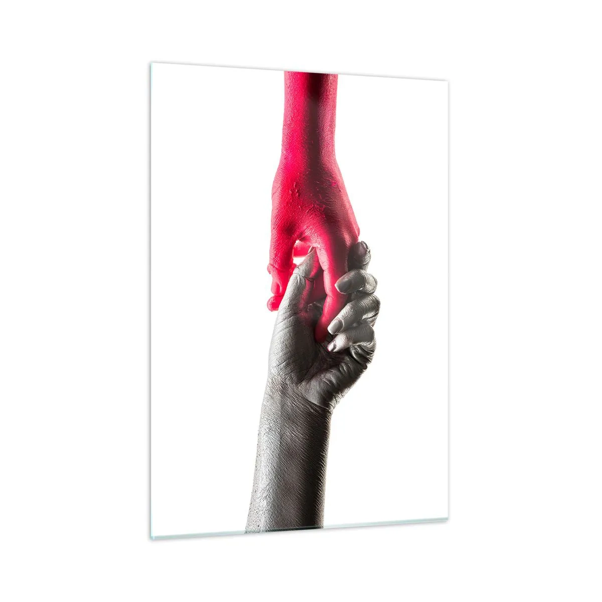 Billede på glas - Sammen, om end forskellige - 50x70 cm