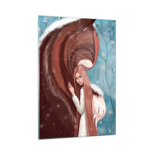 Billede på glas - Velkommen til et eventyr - 50x70 cm