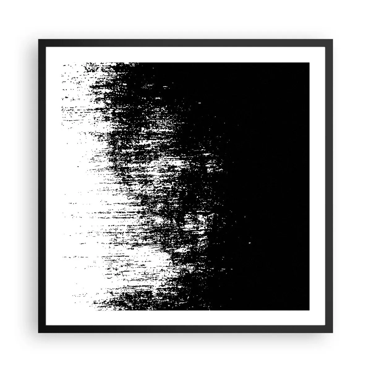 Plakat i sort ramme - Og vinderen er... - 60x60 cm