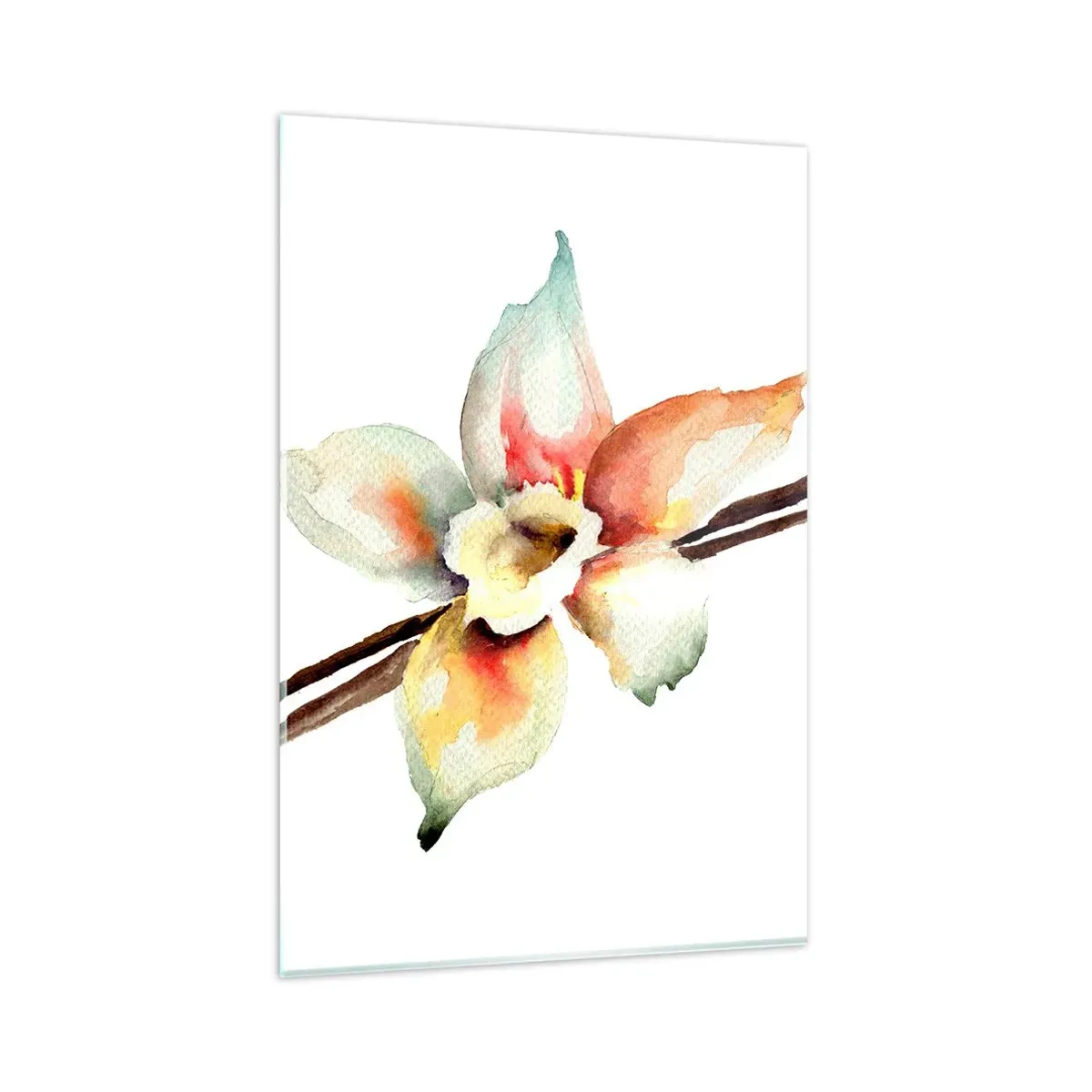 Billede på glas - Stænket med malingens sødme - 80x120 cm