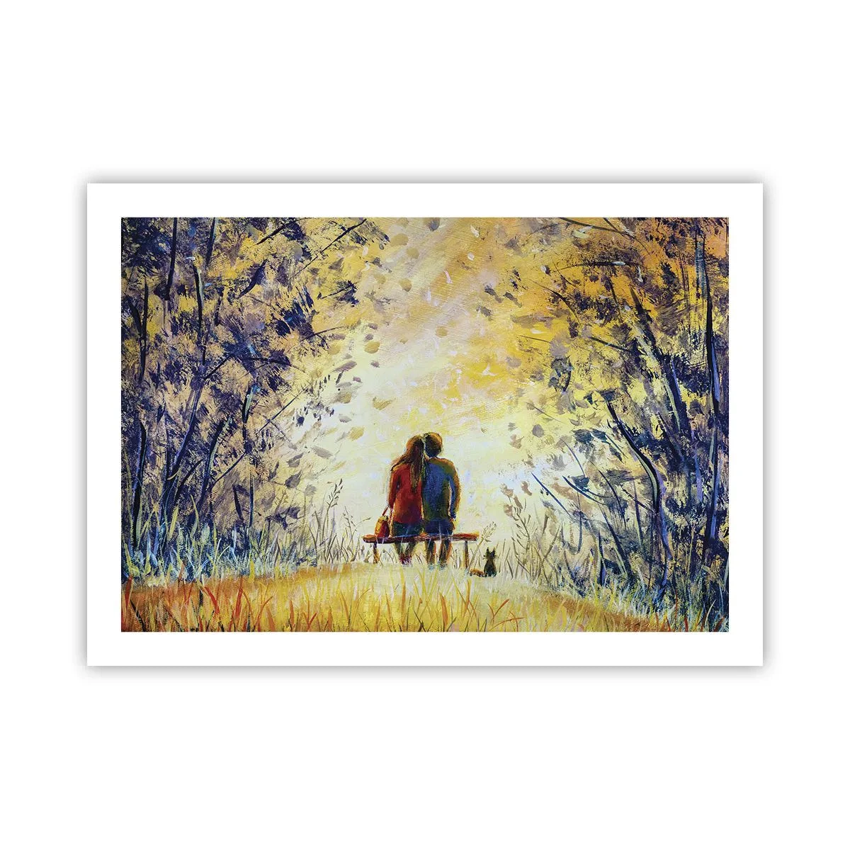 Plakat - Et magisk øjeblik - 70x50 cm
