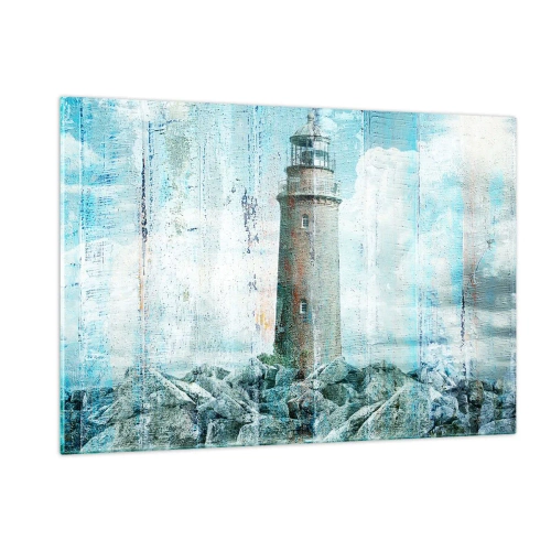 Billede på glas - På gammelt træ - 120x80 cm