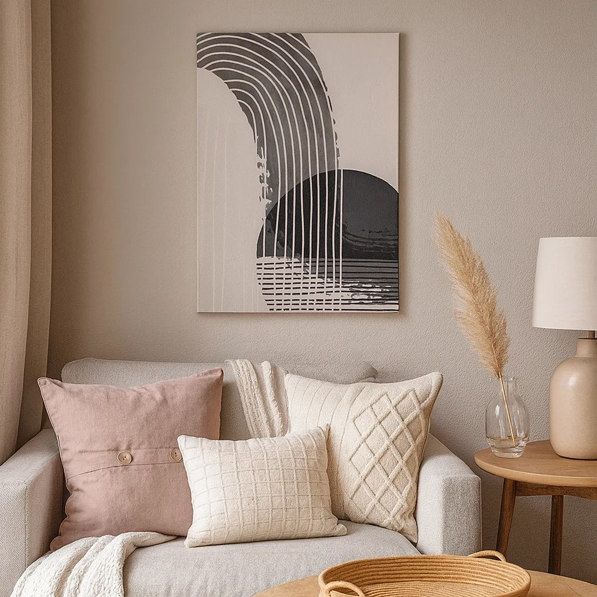 Lærredstryk - Billede på lærred - Derhen og tilbage - 50x70 cm