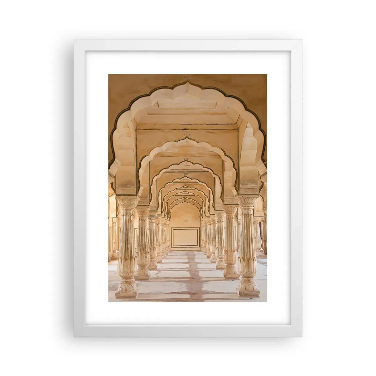Plakat i hvid ramme - I maharajaens palads - 30x40 cm