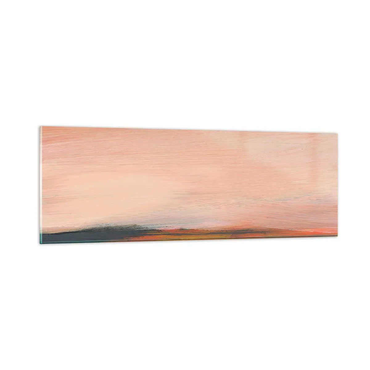 Billede på glas - I lyserøde toner - 90x30 cm