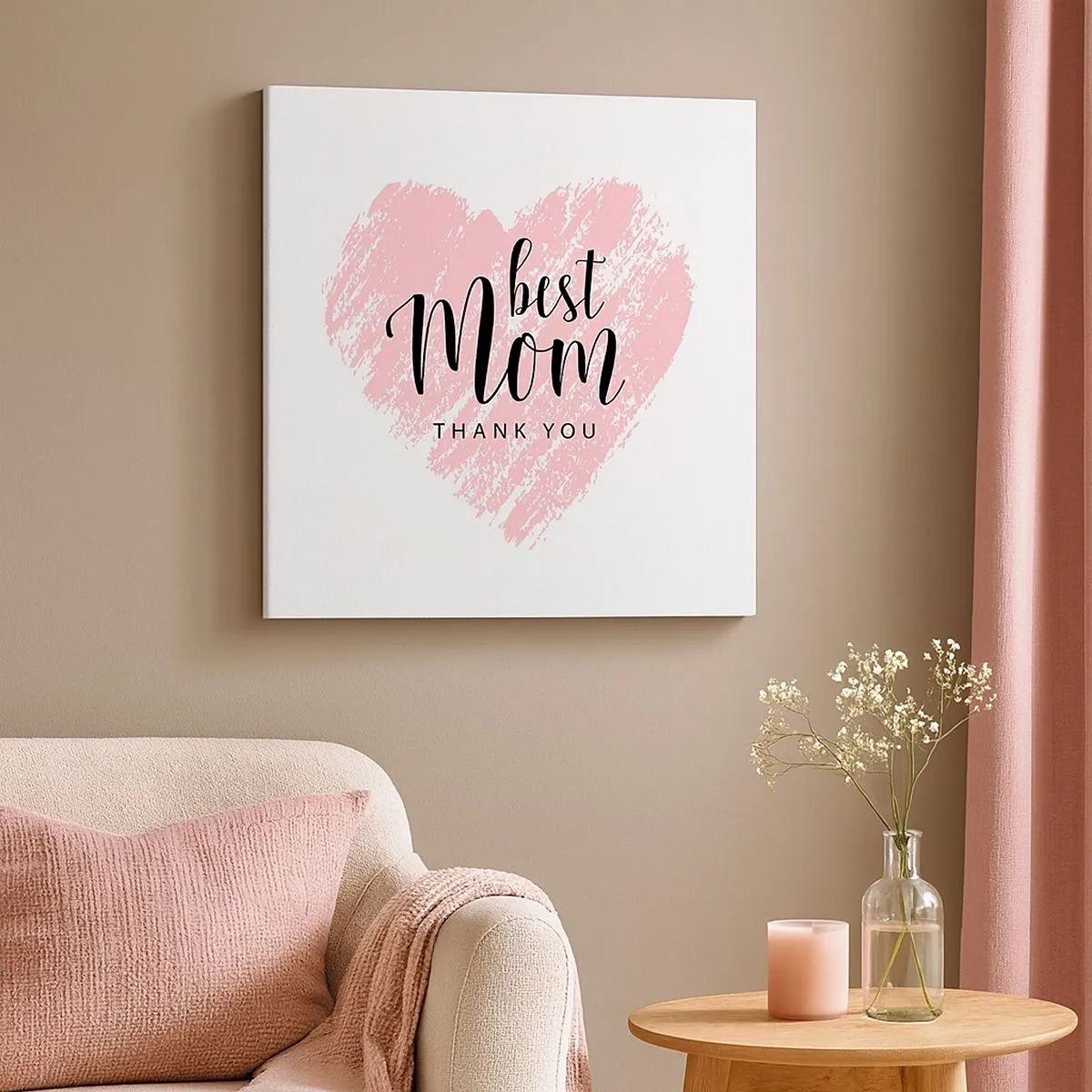 Lærredstryk - Billede på lærred - Altid det rette øjeblik - 30x30 cm