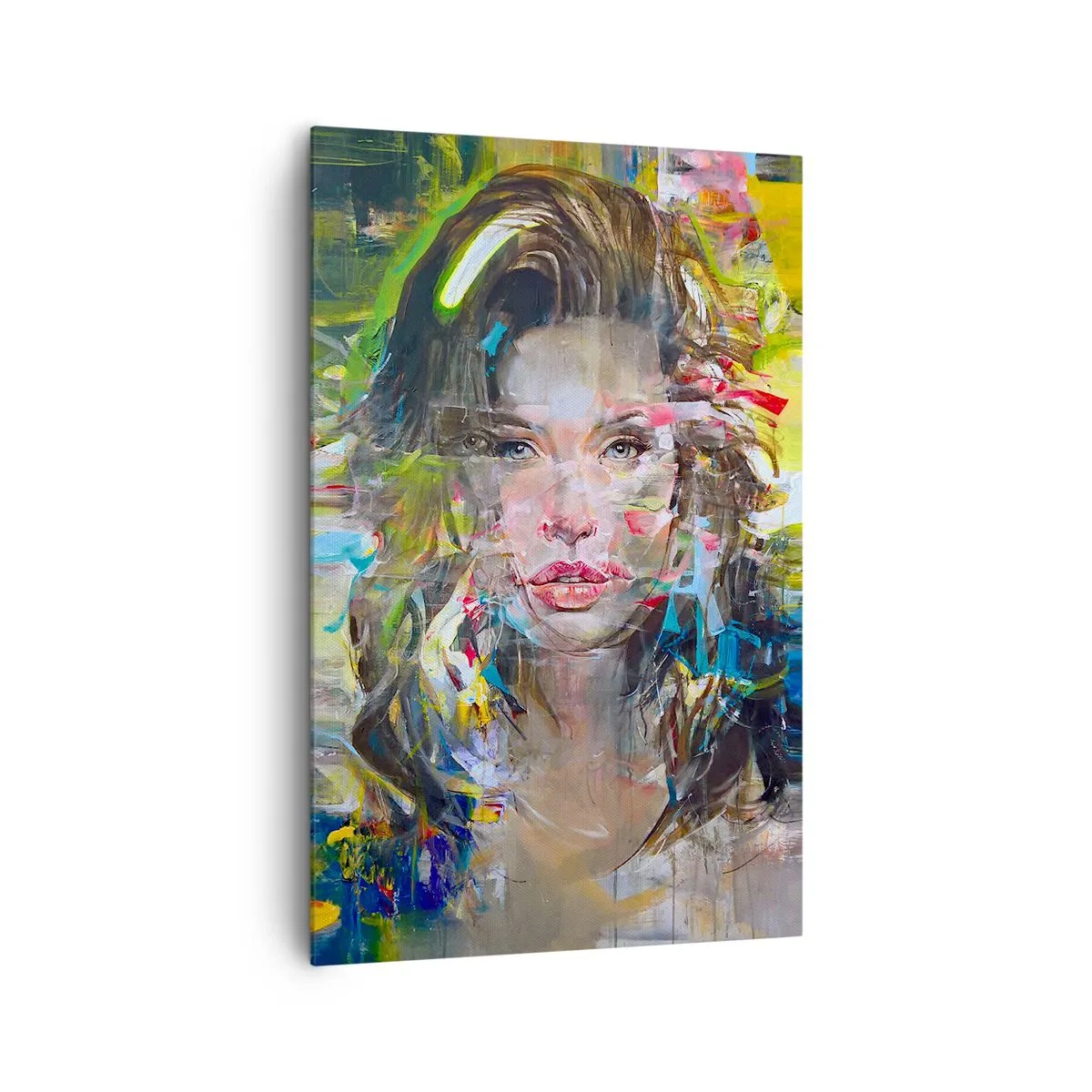 Lærredstryk - Billede på lærred - Bag lufttæppet - 80x120 cm