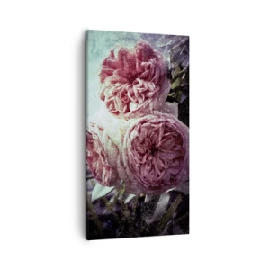 Lærredstryk - Billede på lærred - I en romantisk atmosfære - 55x100 cm