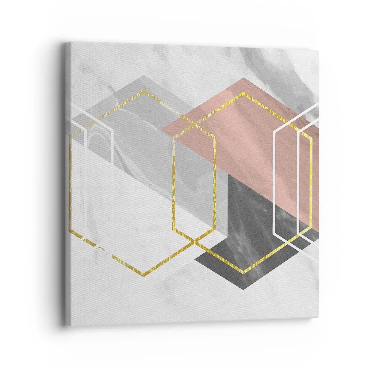 Lærredstryk - Billede på lærred - Kædesammensætning - 30x30 cm