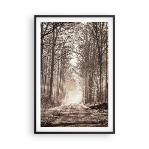 Plakat i sort ramme - Skovkatedralen - 61x91 cm