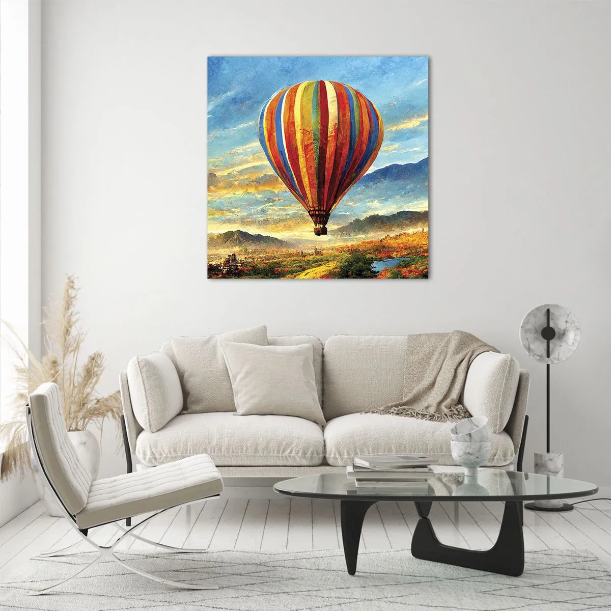 Billede på glas - I stilhed kan du se mere - 60x60 cm