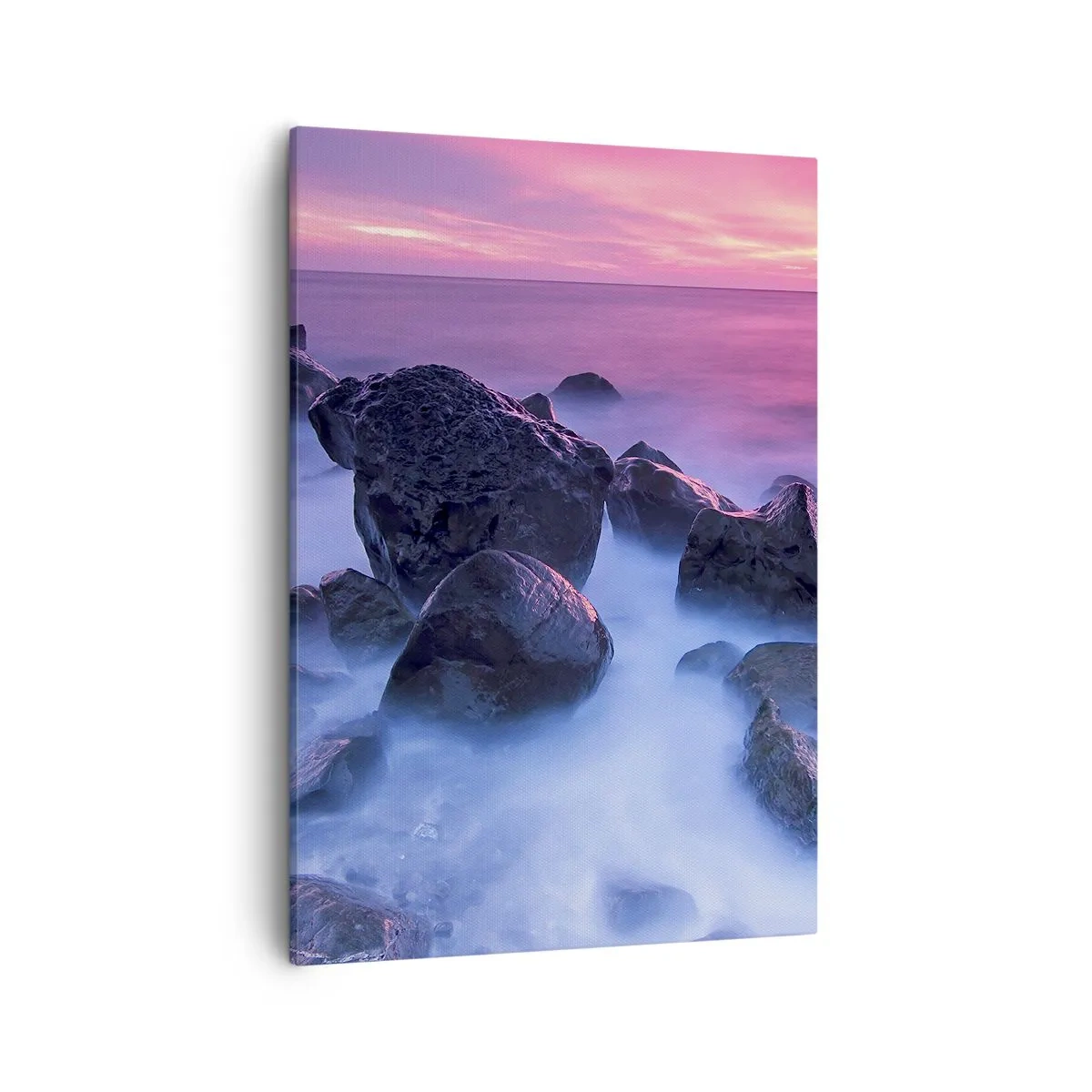 Lærredstryk - Billede på lærred - Fødsel i glimmer og tåge - 50x70 cm