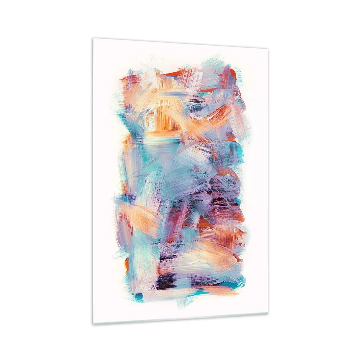 Billede på glas - Farverigt rod - 70x100 cm