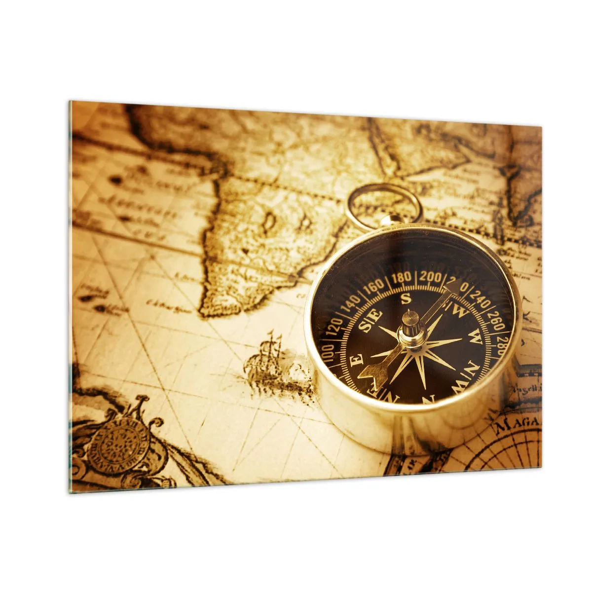 Billede på glas - Øst eller vest? - 100x70 cm